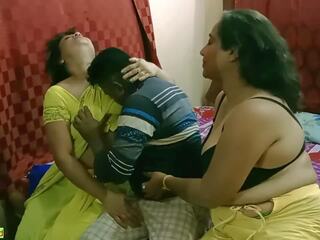 Indien bengali garçon obtention effrayé à baise deux trentenaire. | xhamster