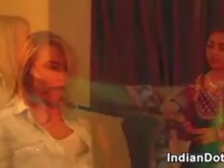 Indian Femdom Abuses Her White Slave darling